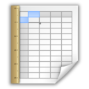 Application vnd oasis opendocument spreadsheet template icon