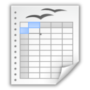 Application vnd stardivision calc icon