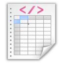 Application vnd sun xml calc icon