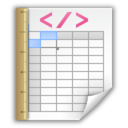 Application vnd sun xml calc template icon