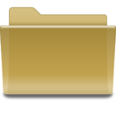 Folder brown icon