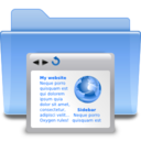 Folder html icon