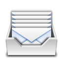 Mail folder inbox icon