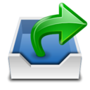 Mail folder outbox icon