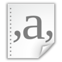 Text csv icon
