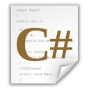 Text csharp icon