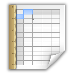 Application vnd oasis opendocument spreadsheet template icon 256x256