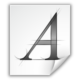 Application font type icon 256x256