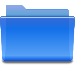 Free Folder Blue Icon - png, ico and icns formats for Windows, Mac OS X ...