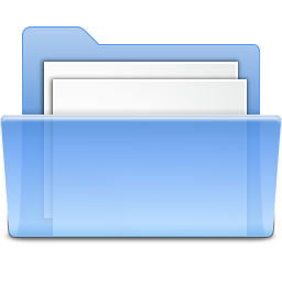 Folder documents icon 256x256