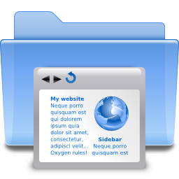 Folder html icon 256x256