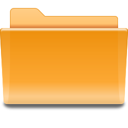 Folder orange icon 256x256