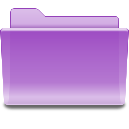 Folder violet icon 256x256