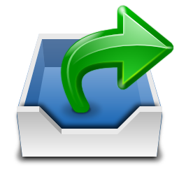 Mail folder outbox icon 256x256
