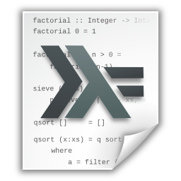 Text haskell icon 256x256