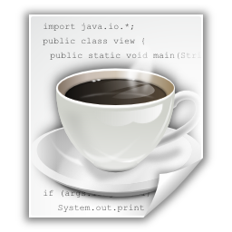 Text java icon 256x256