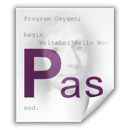 Text pascal icon 256x256
