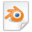 Application blender icon 32x32