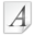 Application font afm icon 32x32