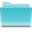Folder cyan icon 32x32