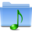 Folder sound icon 32x32