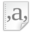 Text csv icon 32x32
