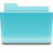 Folder cyan icon 48x48