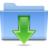 Folder downloads icon 48x48