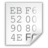 Text hex icon 48x48