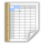 Application vnd oasis opendocument spreadsheet template icon 64x64