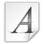 Application font type icon 64x64