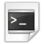 Application shellscript icon 64x64