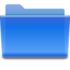 Folder blue icon 64x64
