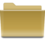 Folder brown icon 64x64