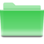 Folder green icon 64x64