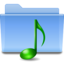 Folder sound icon 64x64