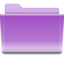 Folder violet icon 64x64