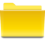 Folder yellow icon 64x64