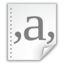 Text csv icon 64x64
