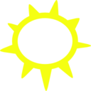 Anonymous simple weather symbols icon