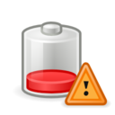 Battery caution icon