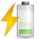 Battery charging icon