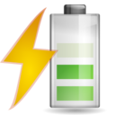 Battery charging icon