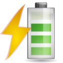 Battery charging icon