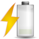 Battery charging low icon
