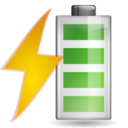 Battery charging icon