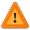 Dialog warning icon