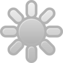 Display brightness medium icon