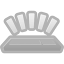 Keyboard brightness medium icon