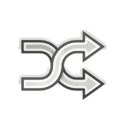 Media playlist shuffle icon